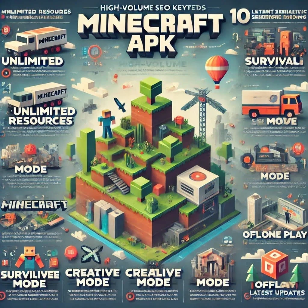 Infographics for Road map of minecraft apk